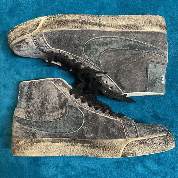 Nike SB Zoom Blazer Mid PRM Black Light Dew DA1839-001 Men's size 10 - Picture 4 of 11